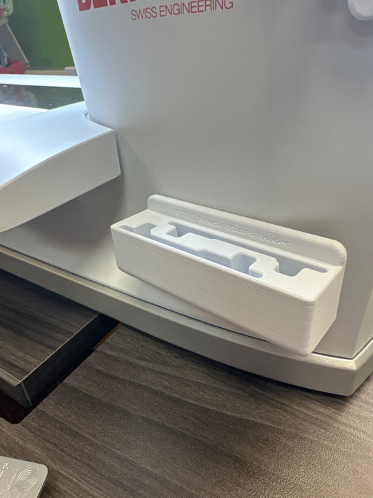 Holds 2 stitch plates stick-on dual two needle plates Does not include stitch plates *2PLATEHOLD* Bernina Jeff Sewing Machine Tools Supplies Accessories