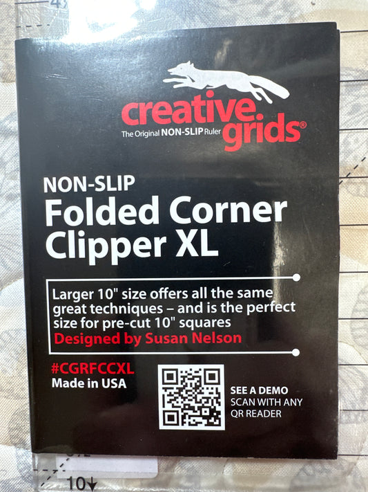 XL Folded corner Clipper x-Large ruler half square triangle tool Bernina Jeff Sewing Machine Tools Supplies Accessories