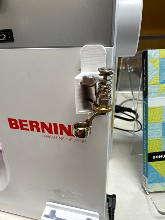 Ruler foot holder stick on Bernina Jeff Sewing Machine Tools Supplies Accessories