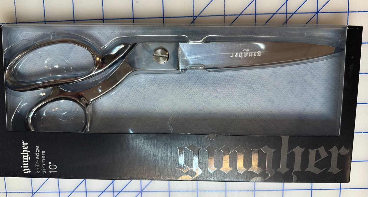 10” Gingher scissors