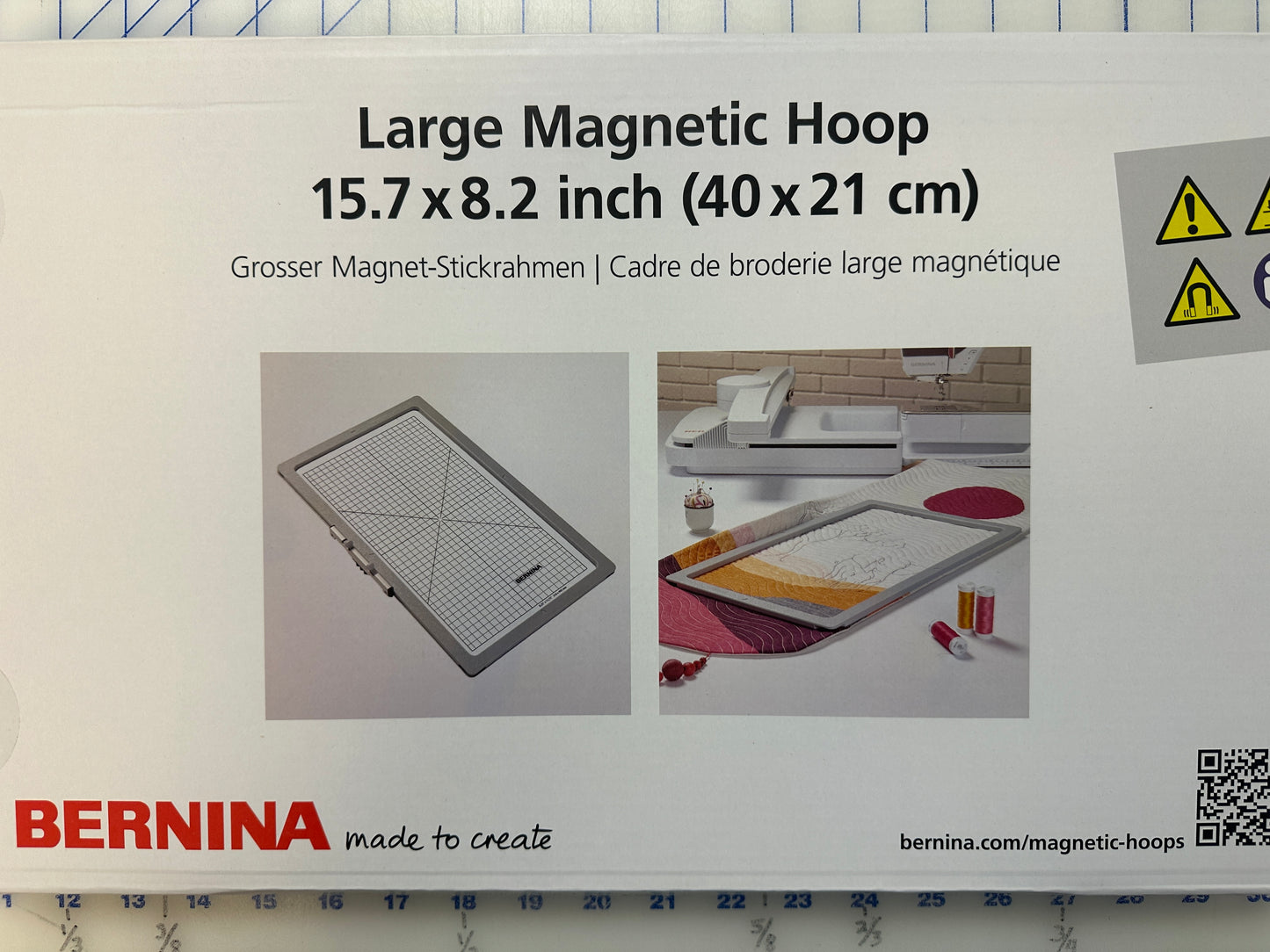 .Bernina Large Magnetic embroidery hoop