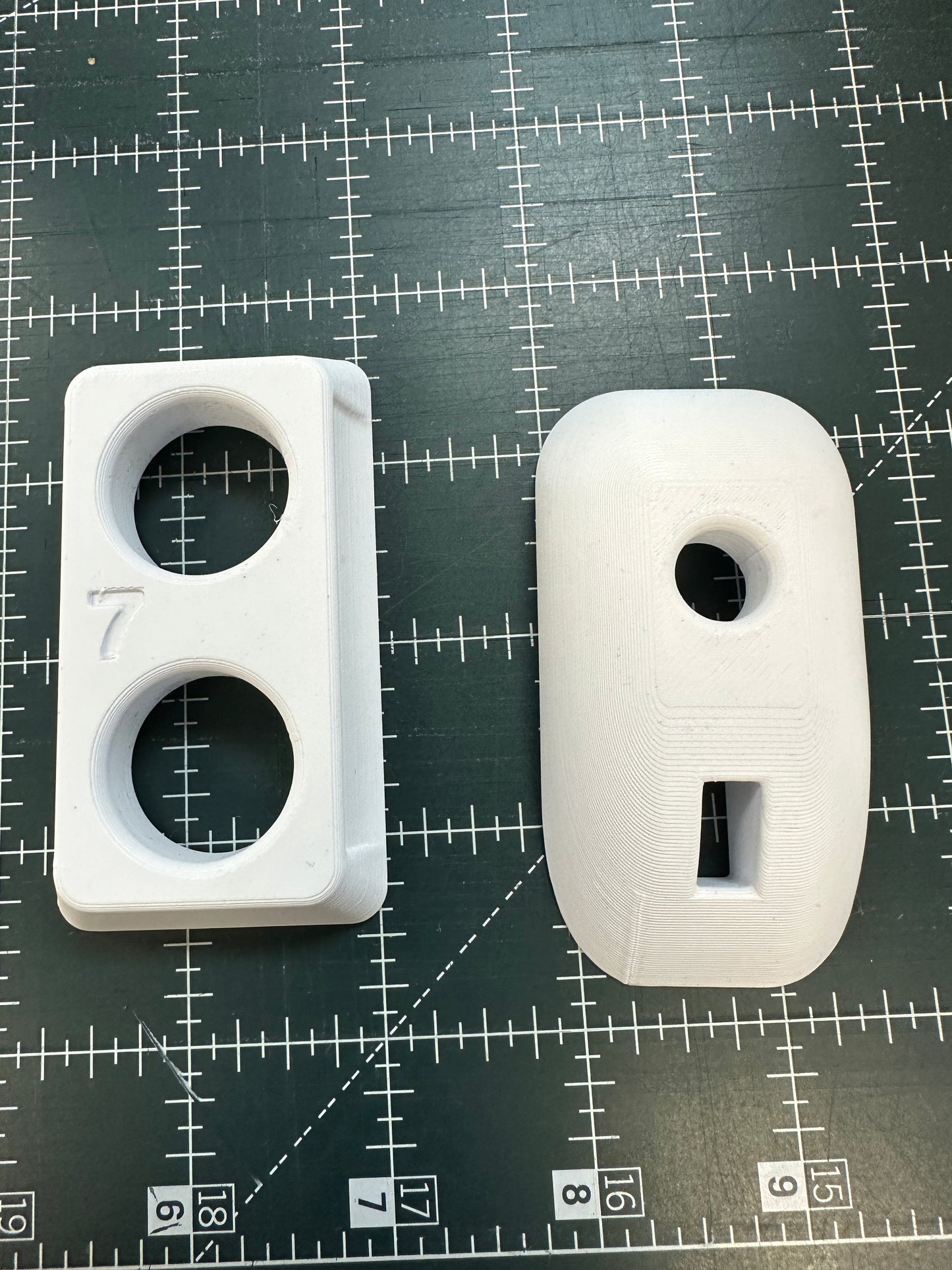 .7 series knob & bobbin winder protector set White