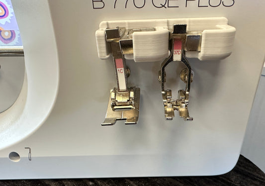 .Bernina foot rack fits 2 9mm Bernina Jeff Sewing Machine Tools Supplies Accessories