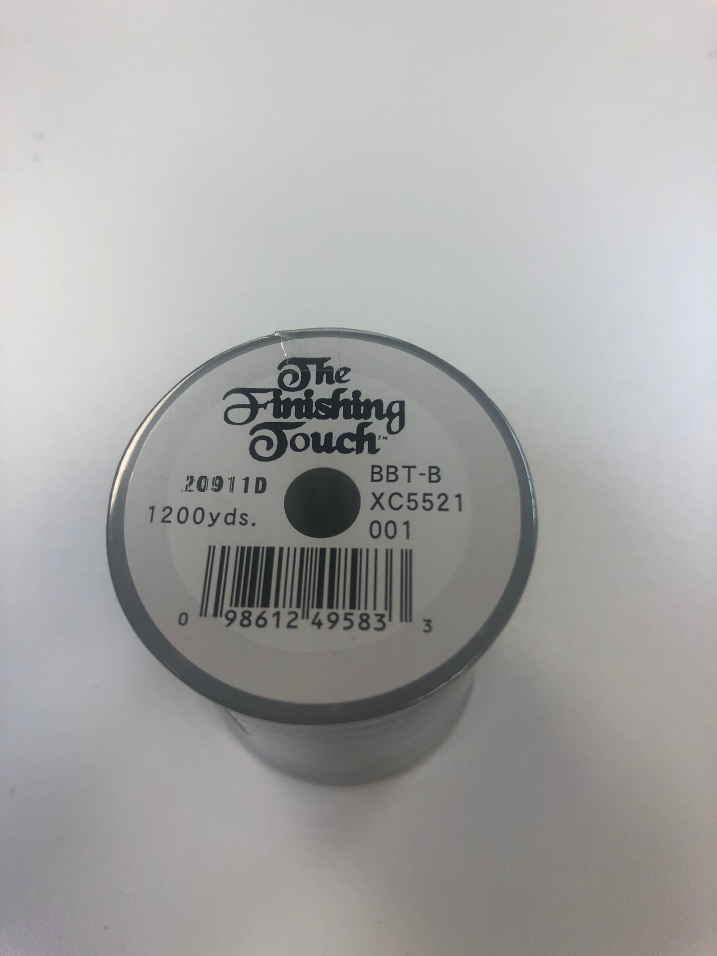 The Finishing Touch Bobbin thread 60 Wt. 1200 yards BLACK Recommended by Jeff for embroidery bobbins Bernina 7 series & Baby Locks
