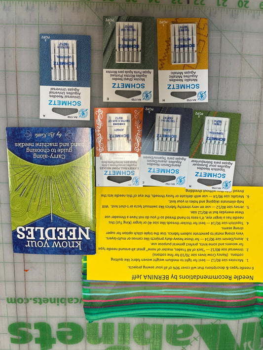 NAB Needle Assortment Bag Bernina Jeff Sewing Machine Tools Supplies Accessories