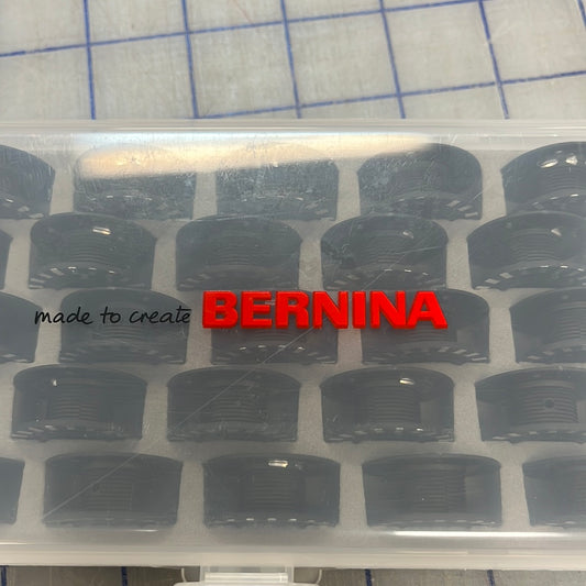 7 series bobbins 25 in foam case also fits 4 & 5 & 990 series Bernina Jeff Sewing Machine Tools Supplies Accessories