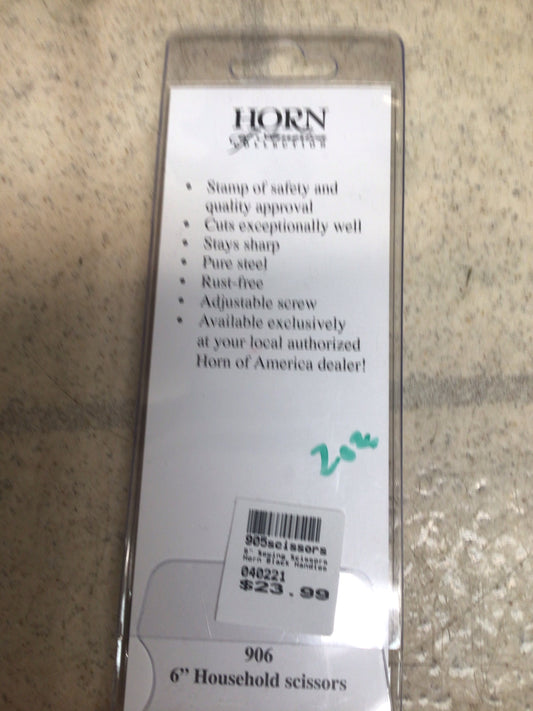 Best scissors Jeff’s favorite Horn of America 6” household scissors German Quality Bernina Jeff Sewing Machine Tools Supplies Accessories