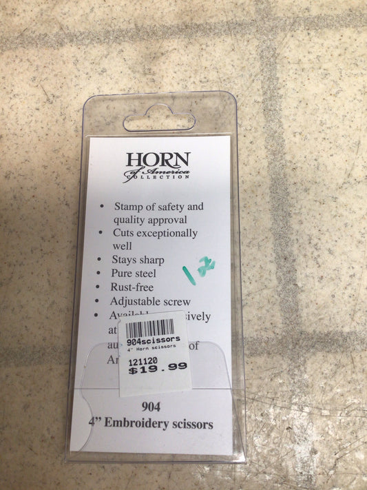 Best scissors Jeff’s favorite Horn of America 4” embroidery scissors German Quality Bernina Jeff Sewing Machine Tools Supplies Accessories