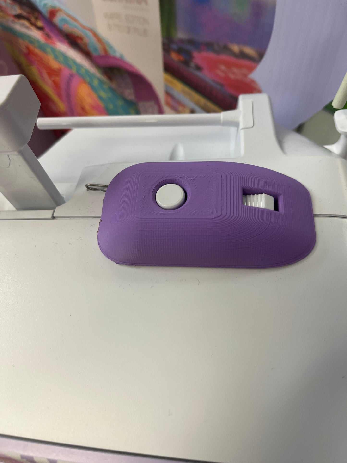 .7 series knob and bobbin winder protector purple