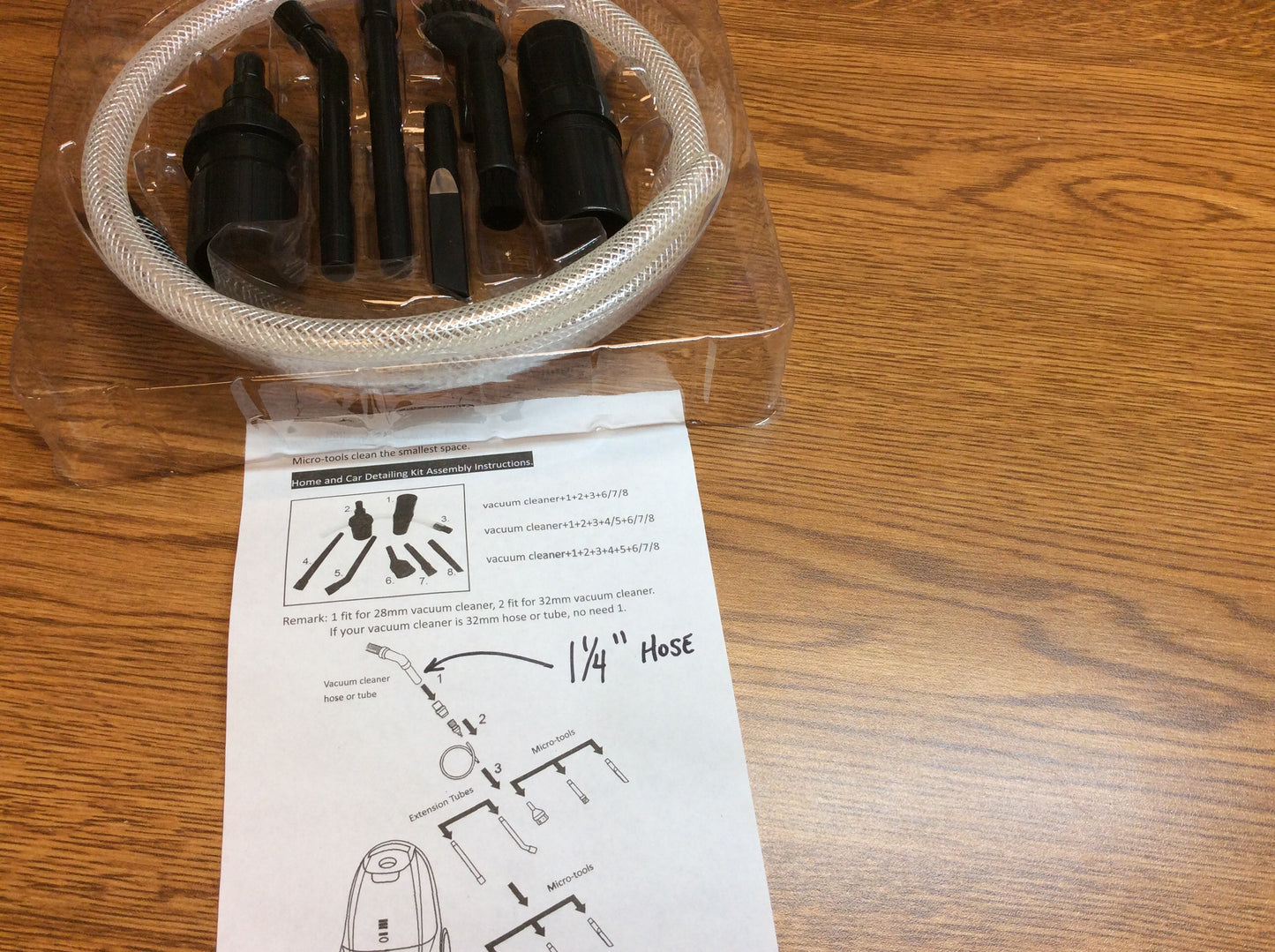 Micro vacuum attachments fits 1 1/4” hose WILL NOT fit Dyson or Meile cleans sewing machines & more