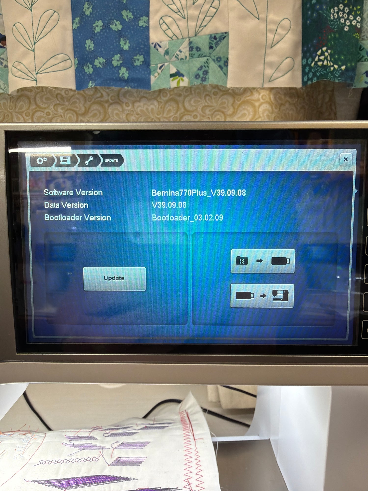 Updates Bernina firmware all Models