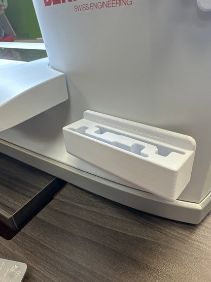 Holds 2 stitch plates stick-on dual two needle plates Does not include stitch plates *2PLATEHOLD* Bernina Jeff Sewing Machine Tools Supplies Accessories