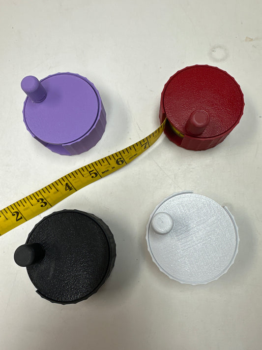 Tape measure reel fits 120”