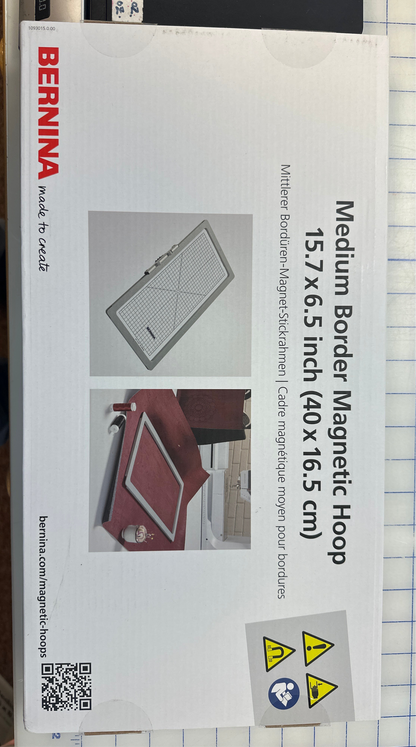 .Bernina Medium Border magnetic hoop not available till Jan 2026 Bernina Jeff Sewing Machine Tools Supplies Accessories