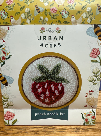 Punch needle kit Strawberry Bernina Jeff Sewing Machine Supplies Colorado