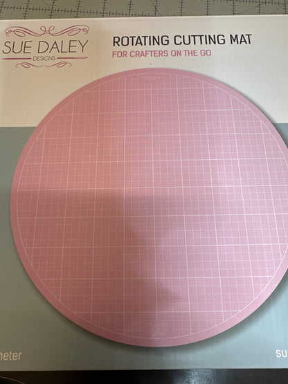 10” rotating cutting mat Sue Daley Bernina Jeff Sewing Machine Tools Supplies Accessories