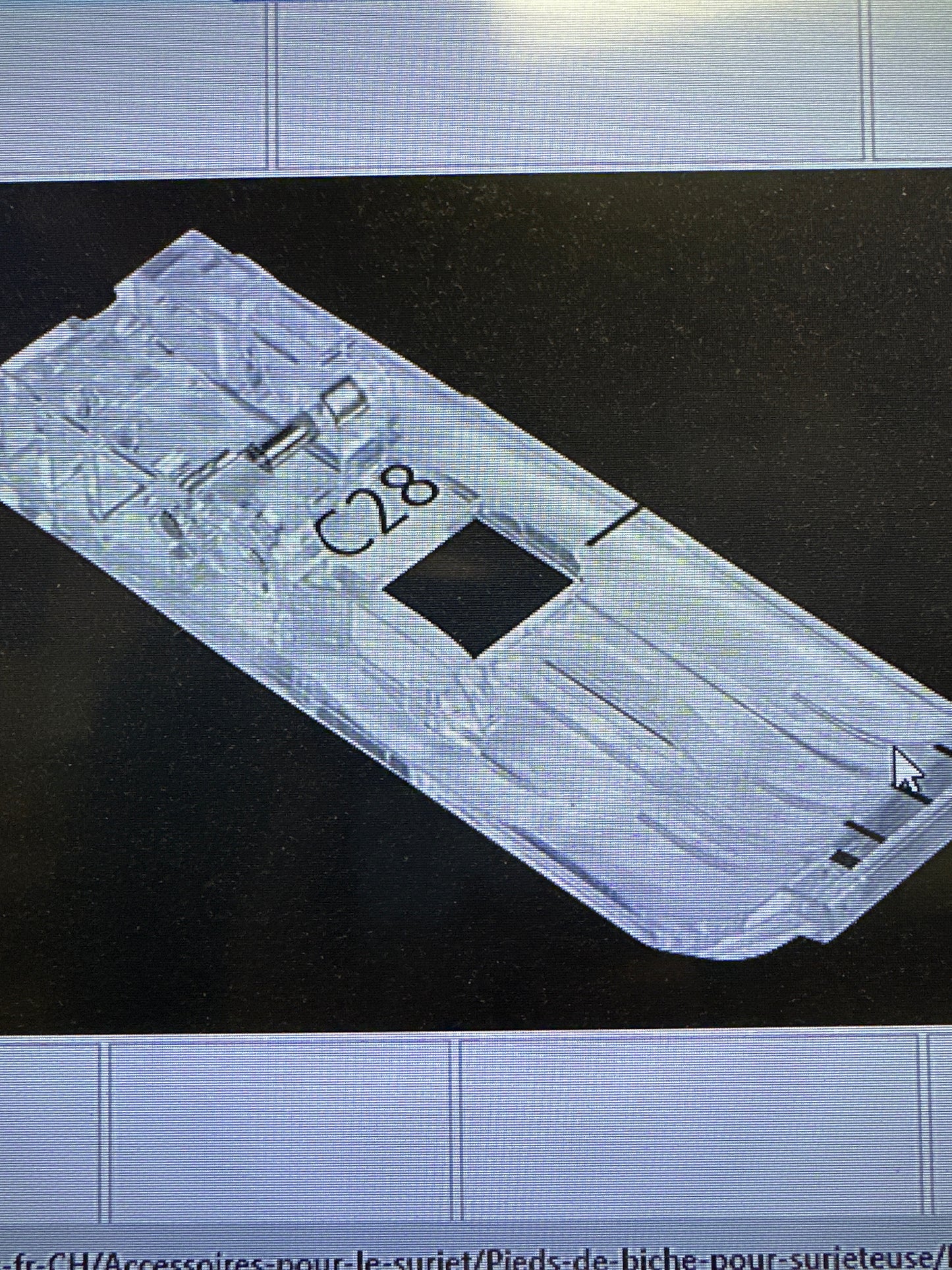 .C28 Clear cover/chain stitch foot serger Bernina Jeff Sewing Machine Supplies Colorado