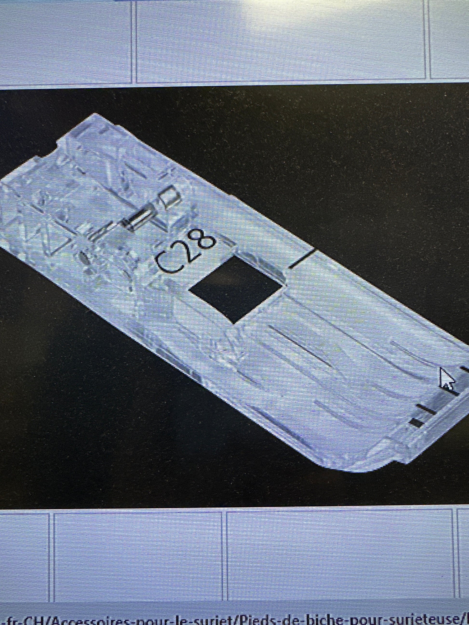 .C28 Clear cover/chain stitch foot serger Bernina Jeff Sewing Machine Supplies Colorado