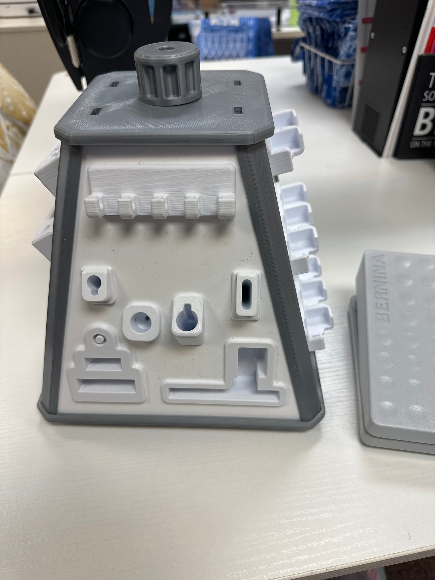 Large accessory spinner in grey Bernina Jeff Sewing Machine Supplies Colorado