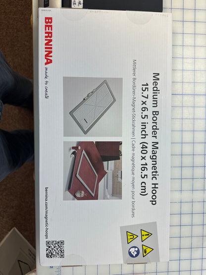 .Bernina Medium Border magnetic hoop not available till Jan 2026 Bernina Jeff Sewing Machine Tools Supplies Accessories