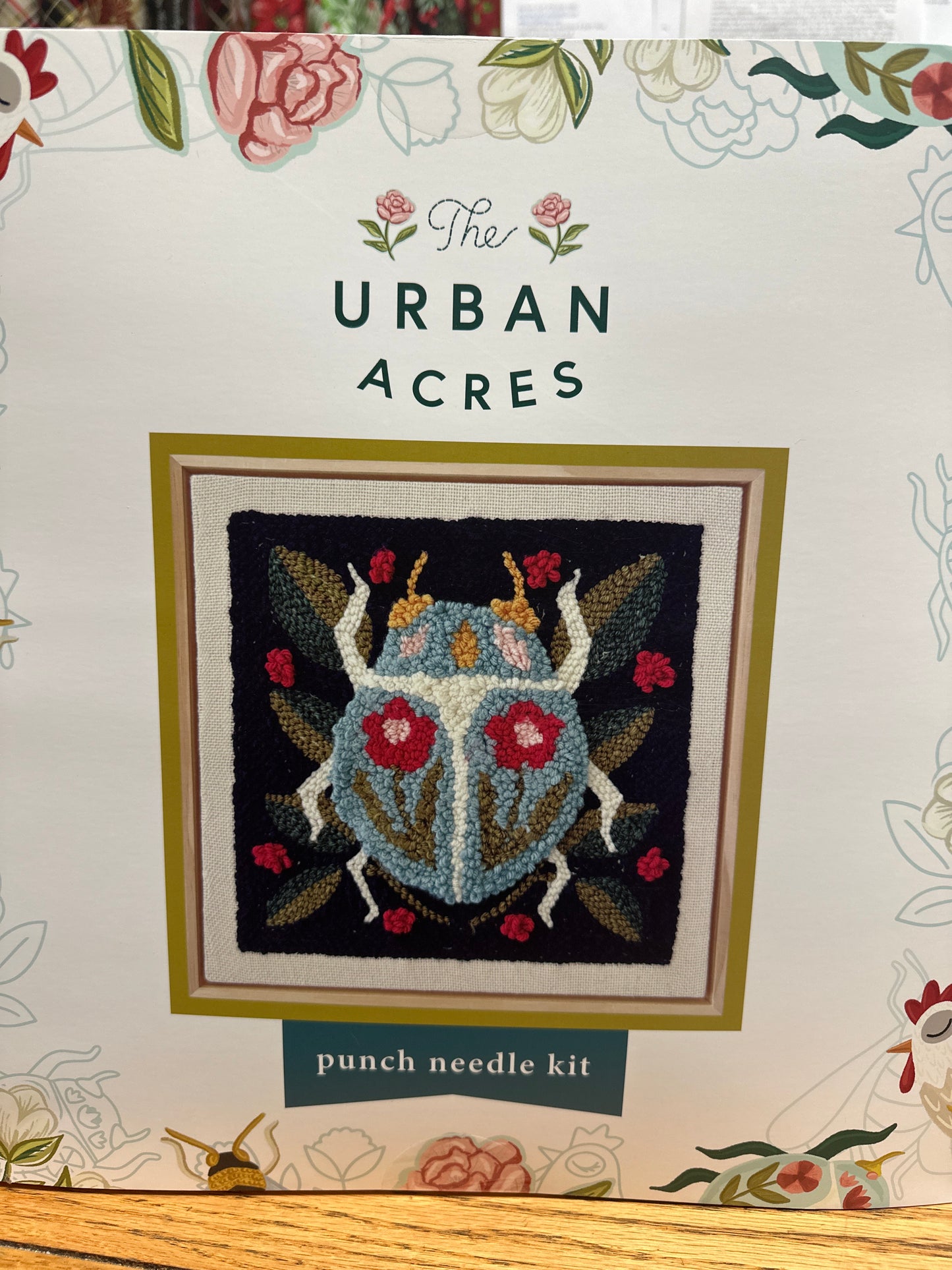 Punch needle kit Beetle larger square Bernina Jeff Sewing Machine Supplies Colorado