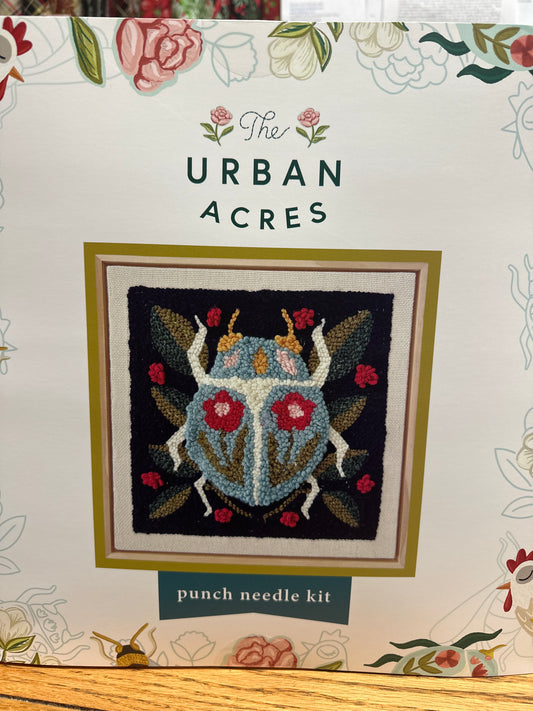 Punch needle kit Beetle larger square Bernina Jeff Sewing Machine Supplies Colorado