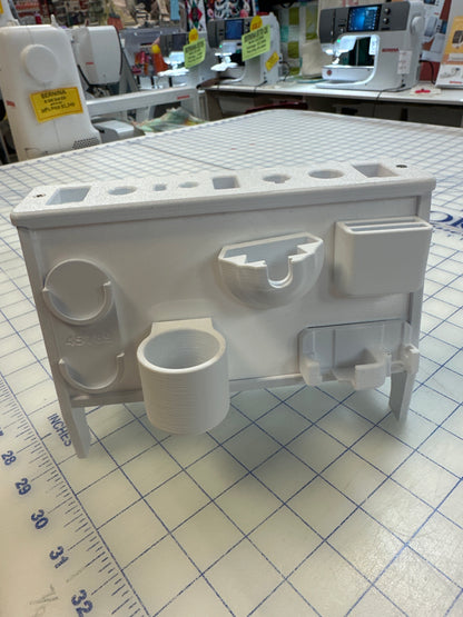 Accessory rack with Bernina Jeff’s picks installed Bernina Jeff Sewing Machine Tools Supplies Accessories