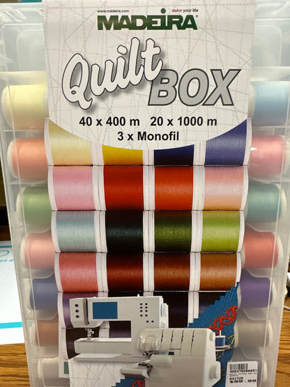 Thread Quilt box 63 spools Madeira Bernina Jeff Sewing Machine Tools Supplies Accessories