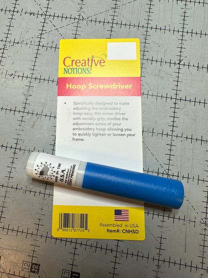 Hoop Screwdriver Baby Lock and Brother frames Bernina Jeff Sewing Machine Tools Supplies Accessories