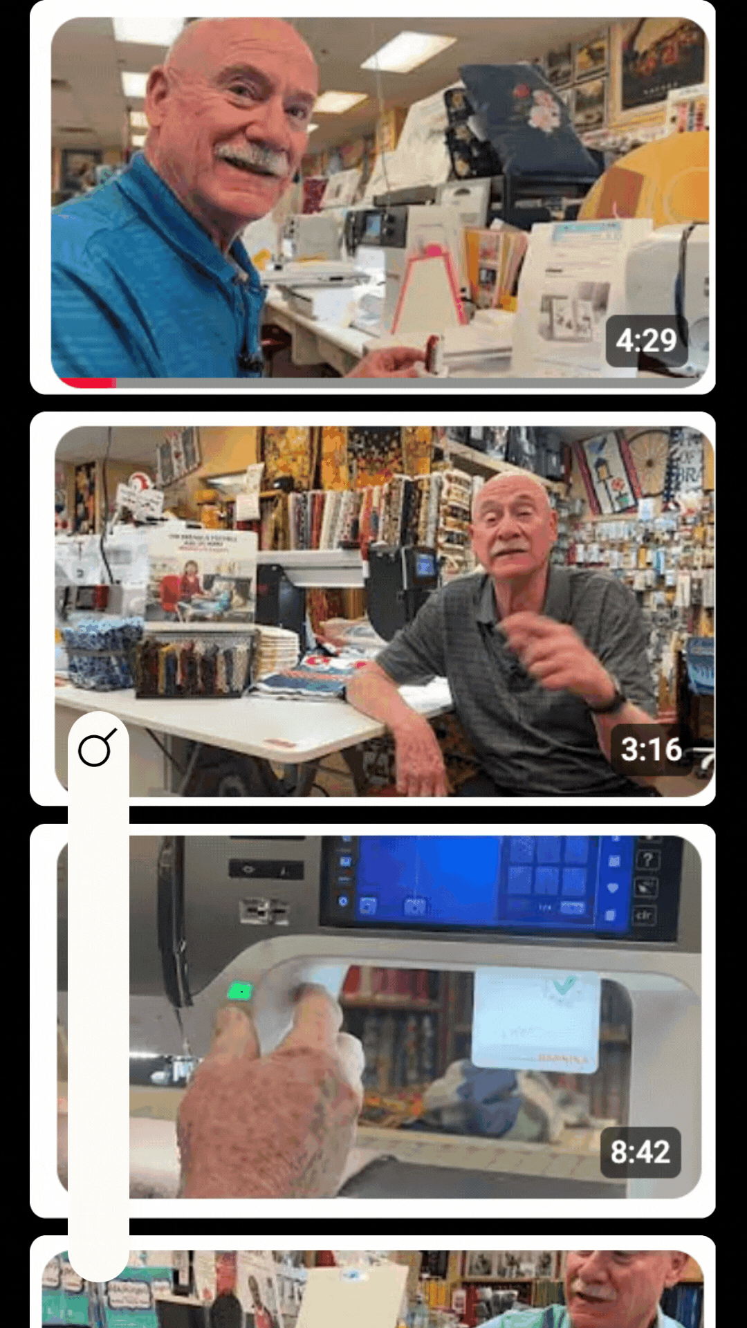 Bernina Jeff Keep On Sewing YouTube Video Collage - Sewing Machine Supplies Colorado