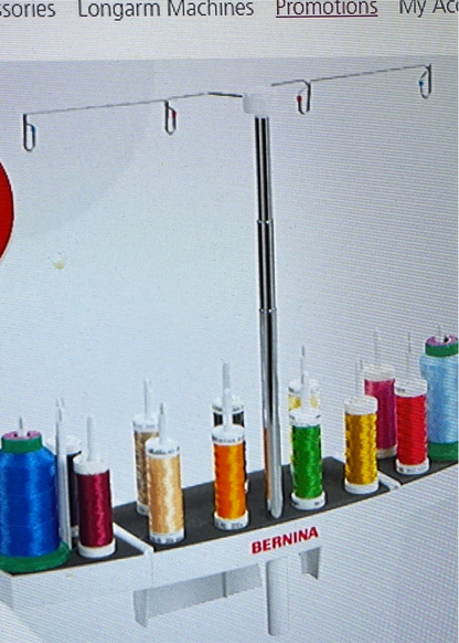 BERNINA Multiple spool holder Bernina Jeff Sewing Machine Tools Supplies Accessories