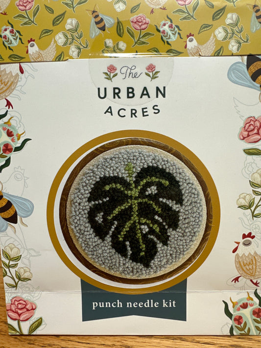 Punch needle kit Classic Monstera Bernina Jeff Sewing Machine Supplies Colorado