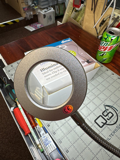 Perfect Vision light with magnifier by Dime Bernina Jeff Sewing Machine Tools Supplies Accessories