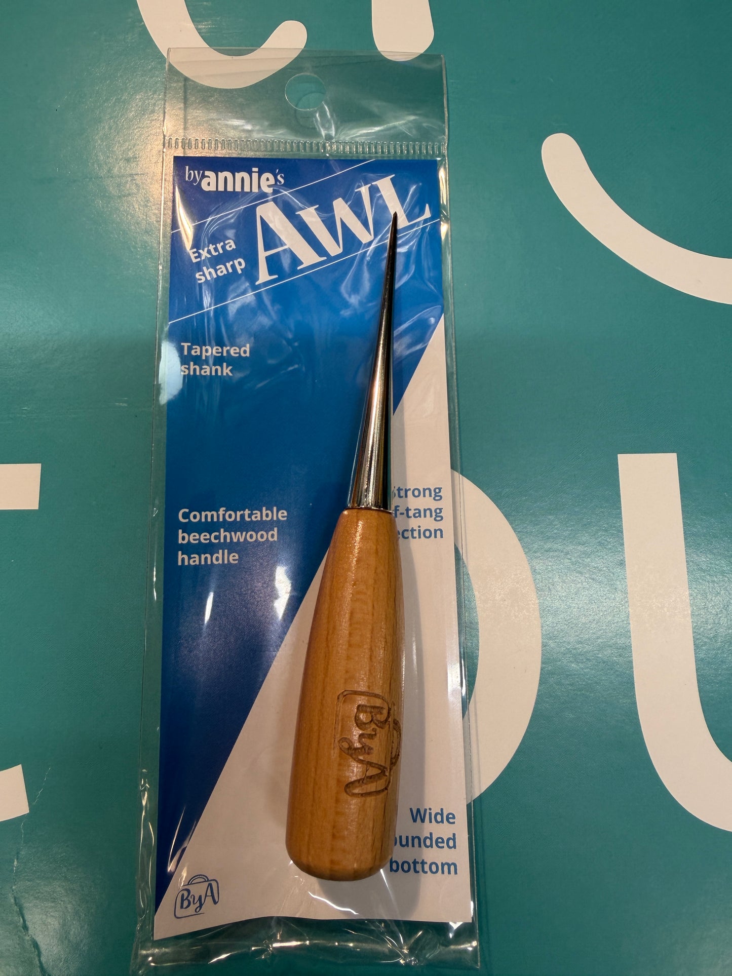 ByAnnie Awl tapered sharp wood handle