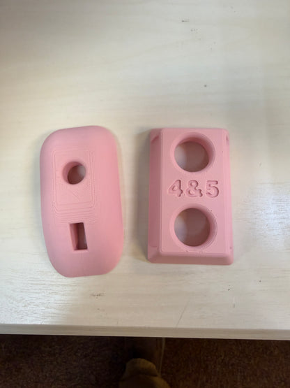 .4 5 series Knob & bobbin winder protector set color lite pink not for silver bobbin machines B44