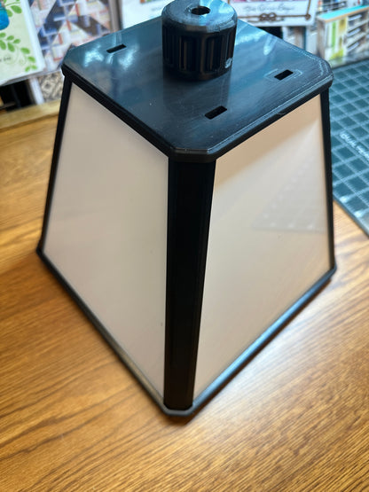 . 4 sided Large spinning accessory cube for stick on holders Bernina Jeff Sewing Machine Tools Supplies Accessories