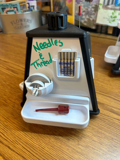 . Space saving Small spinning accessory pyramid 7” tall 6” wide Mini Bernina Jeff Sewing Machine Tools Supplies Accessories