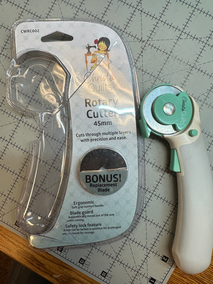 Rotary cutting bundle ruler mat and cutter Save $5 Bernina Jeff Sewing Machine Tools Supplies Accessories