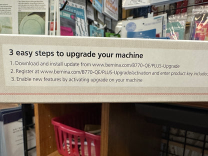 770QE Upgrade for small screen only pre-2018 Bernina Jeff Sewing Machine Tools Supplies Accessories