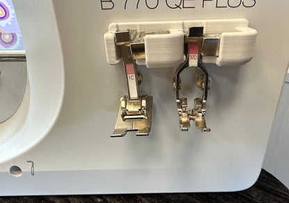 .Bernina foot rack fits 2 9mm Bernina Jeff Sewing Machine Tools Supplies Accessories