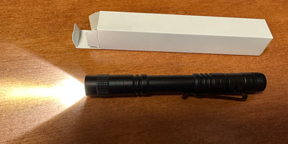 LED pen light very bright uses two AAA batteries easy push end to turn on off battery included Bernina Jeff Sewing Machine Tools Supplies Accessories