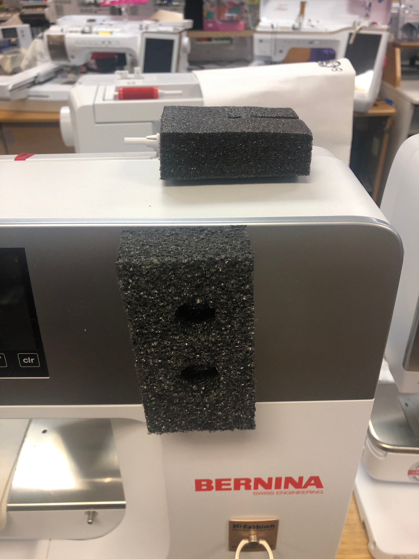 Bernina 7 Series Knob protector & Bobbin winder protector foam pads