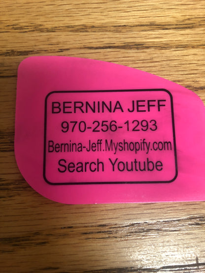 A Vera Tool needle plate remover tool with Logo Bernina Jeff Sewing Machine Tools Supplies Accessories