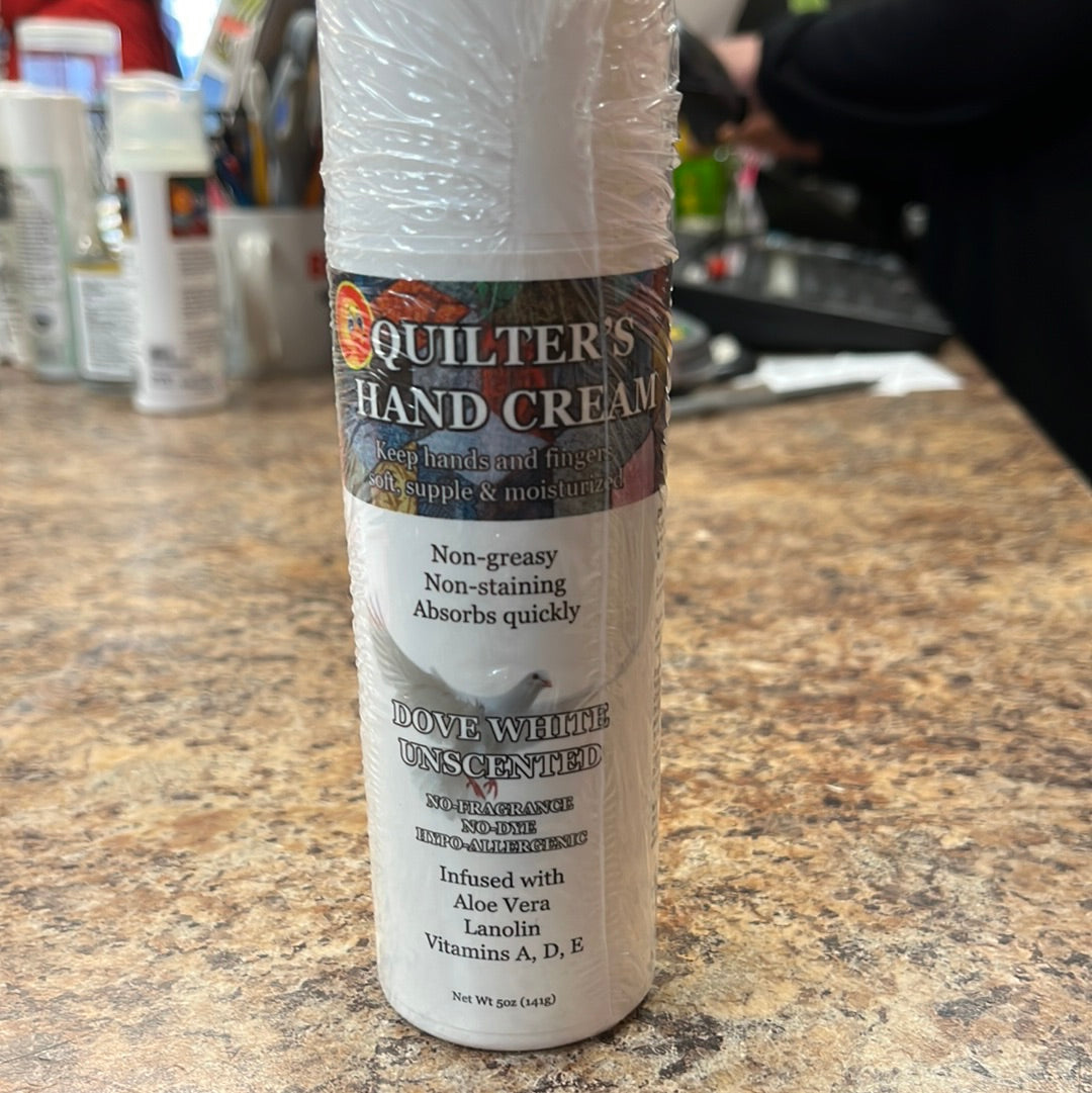 Quilter’s Hand Cream Unscented Dove White