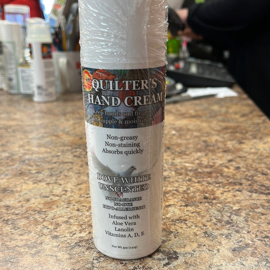 Quilter’s Hand Cream Unscented Dove White