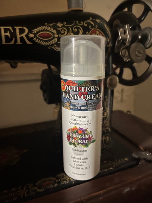 Quilter’s Hand Cream Fussy Cut Floral