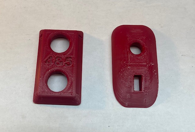 .4 5 series Knob & bobbin winder protector set color Red not for silver bobbin machines