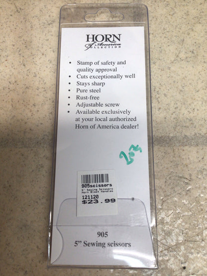 Best scissors Jeff’s favorite Horn of America 5” sewing scissors German Quality Bernina Jeff Sewing Machine Tools Supplies Accessories