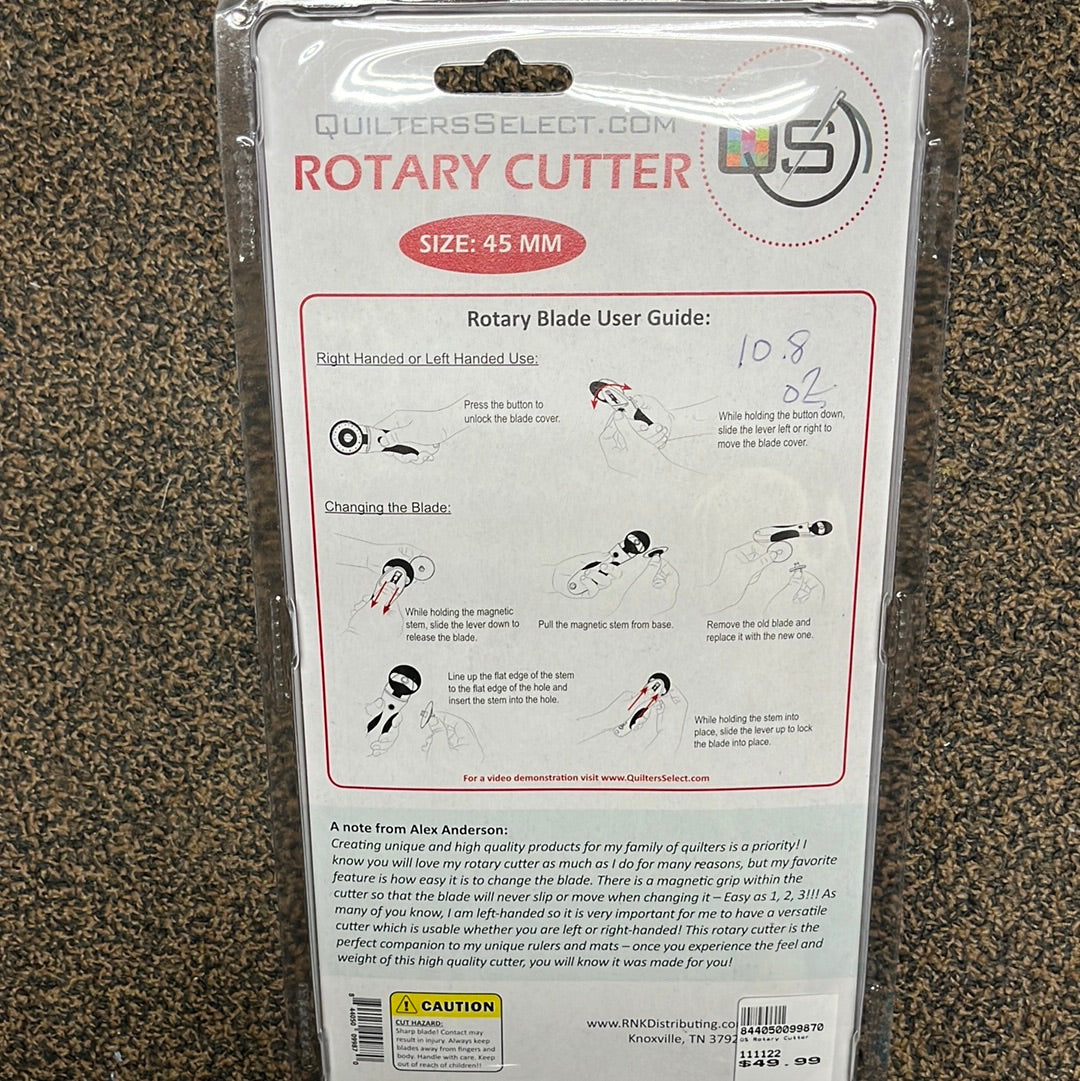 45 mm Rotary Cutter Quilters Select