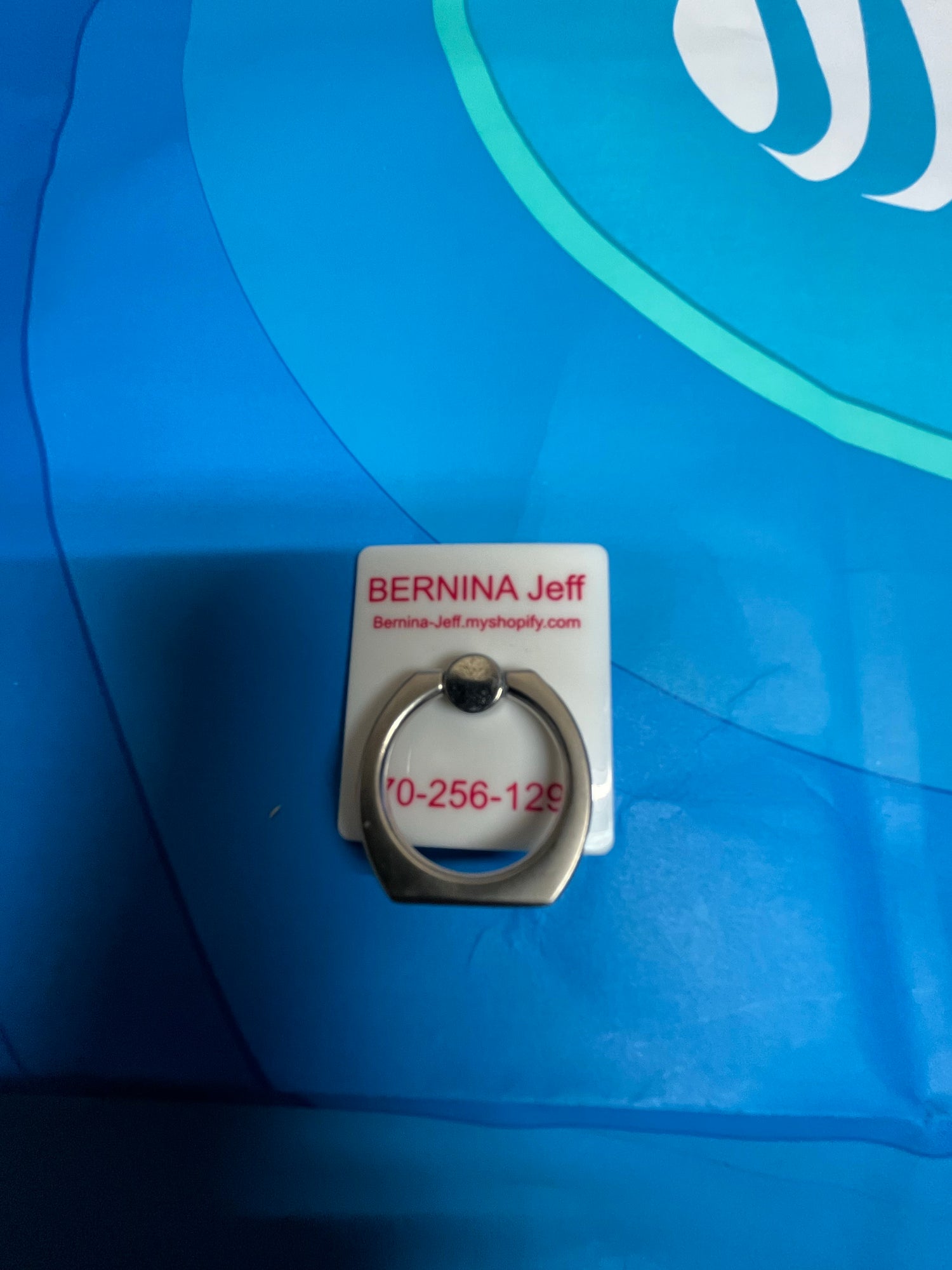 Caddy / holder for scissors or reading glasses Bernina Jeff Logo. Very strong stick-on backing. Bernina Jeff Sewing Machine Tools Supplies Accessories